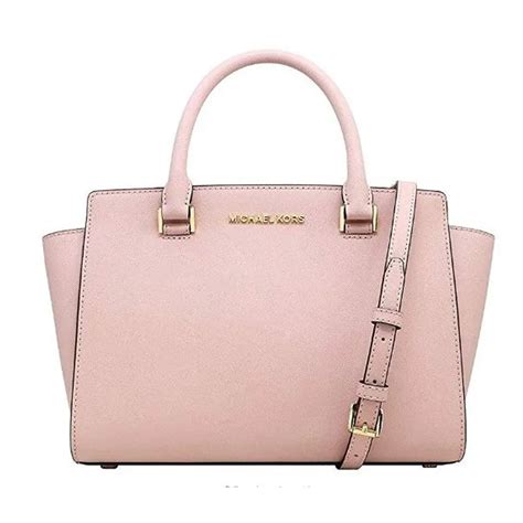 túi xách michael kors màu hồng leflair